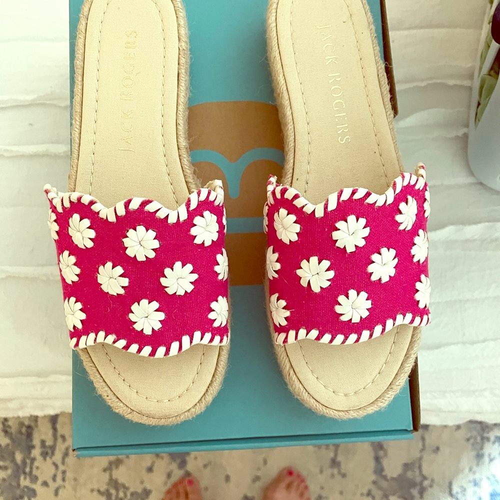 Jack Rogers slides. Size 7 never worn.